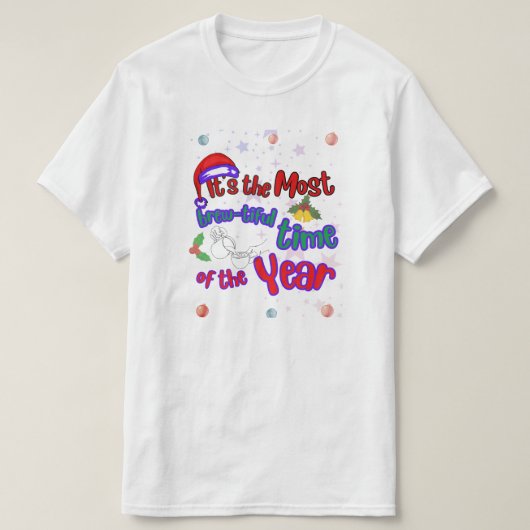 Het is de meest brouwende tijd t-shirt (Design voorkant)