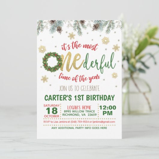 Het is de meest eenzijdige Tijd van het Jaar (Wrea Kaart (Staand voorkant)