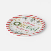 Het is de meest eenzijdige Tijd van het Jaar (Wrea Papieren Bordje (Gekanteld)