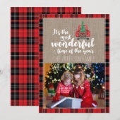 Het is de meest fantastische tijd van het jaar dat feestdagenkaart (Voorkant / Achterkant)