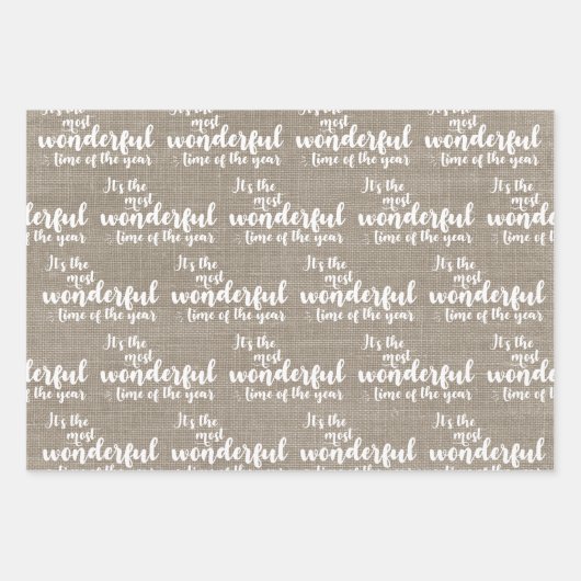 Het is de meest fantastische tijd van het jaar dat inpakpapier vel (Voorkant 2)