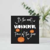 Het is de meest fantastische tijd van het jaar pom kaart (Staand voorkant)