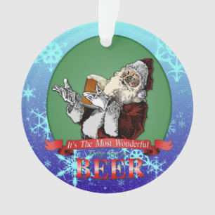 Het is de meest fantastische tijd voor een bier ornament