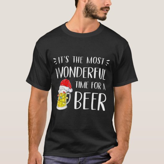 Het is de meest fantastische tijd voor een bier t-shirt (Voorkant)