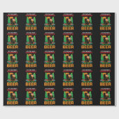 Het is de meest fantastische tijd voor een bierker cadeaupapier (Vlak)