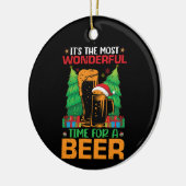 Het is de meest fantastische tijd voor een bierker keramisch ornament (Links)