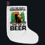 Het is de meest fantastische tijd voor een bierker kleine kerstsok<br><div class="desc">Grappig,  Kerstmis,  Vakantie,  Kerstman,  Winter,  Vrolijk Kerstfeest,  Sneeuw,  Film,  Verjaardag,  humor</div>