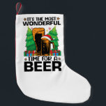 Het is de meest fantastische tijd voor een bierker kleine kerstsok<br><div class="desc">Grappig,  Kerstmis,  Vakantie,  Kerstman,  Winter,  Vrolijk Kerstfeest,  Sneeuw,  Film,  Verjaardag,  humor</div>