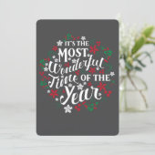 Het is de meest fantastische tijdkaart van het jaa kaart (Staand voorkant)