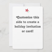 Het is de meest fantastische tijdkaart van het jaa kaart (Achterkant)