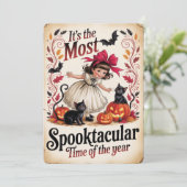 "Het is de meest spectaculaire tijd van het jaar" Feestdagenkaart (Staand voorkant)