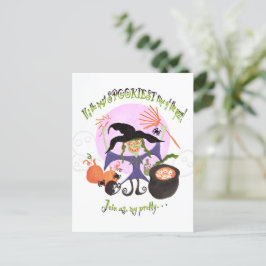 "Het is de meest spookachtige tijd van het jaar!" Briefkaart