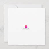 "Het is de meest spookachtige tijd van het jaar!" Save The Date (Achterkant)