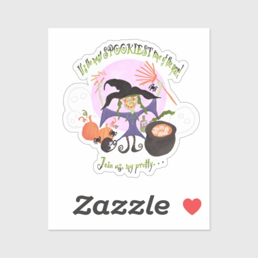 "Het is de meest spookachtige tijd van het jaar!" Sticker (Vel)