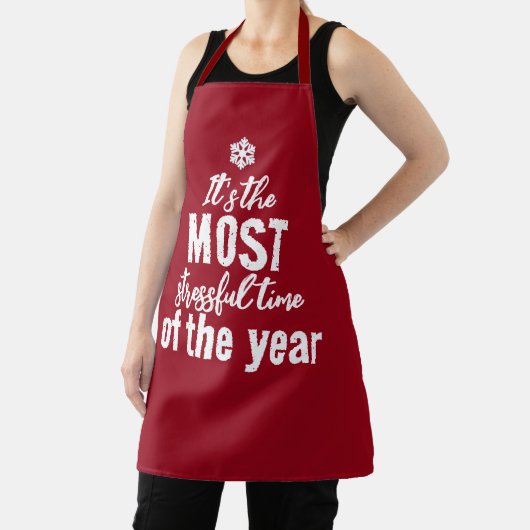 Het is de meest stressvolle tijd van het jaar schort (Insitu)