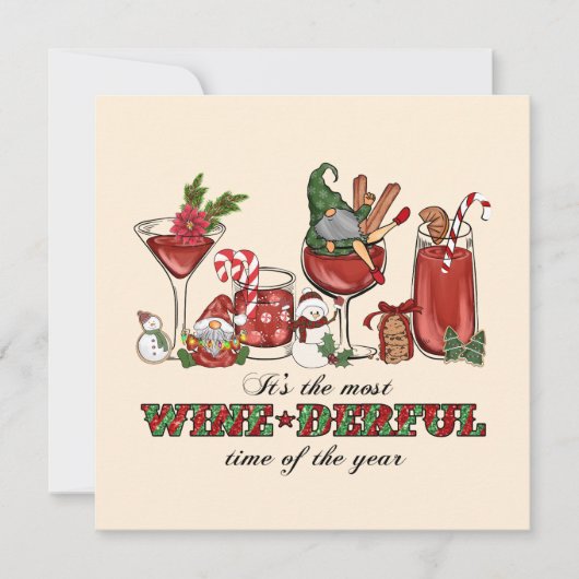 Het is de meest wijn-derful tijd (Voorkant)