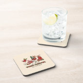 Het is de meest wijn-derful tijd bier onderzetter (Rechterzijde)