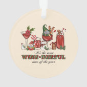 Het is de meest wijn-derful tijd ornament (achterkant)