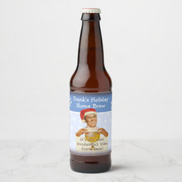Het is de meest wonderbaarlijke tijd... Bierlabel Bier Etiket