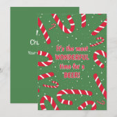 Het is de meest wonderbaarlijke tijd Grappige kers Feestdagenkaart (Voorkant / Achterkant)