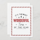 Het is de meest wonderbaarlijke tijd kaart (Voorkant / Achterkant)