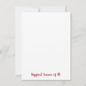 Het is de meest wonderbaarlijke tijd kaart (Achterkant)