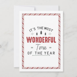 Het is de meest wonderbaarlijke tijd kaart