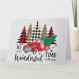 Het is de meest wonderbaarlijke tijd Kerstgroet  Kaart