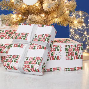 Het is de meest wonderbaarlijke tijd van het jaar cadeaupapier