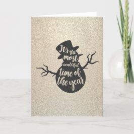 Het is de meest wonderbaarlijke tijd van het jaar feestdagen kaart