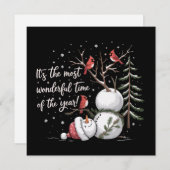 Het is de meest wonderbaarlijke tijd van het jaar  feestdagenkaart (Voorkant / Achterkant)