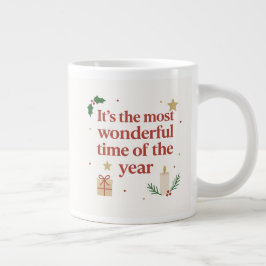 Het is de meest wonderbaarlijke tijd van het jaar grote koffiekop