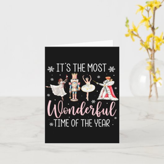 Het is de meest wonderbaarlijke tijd van het jaar  kaart (Gele Bloem)