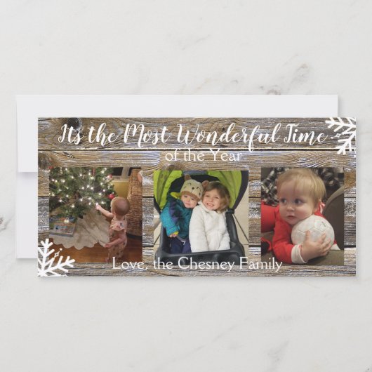 Het is de meest wonderbaarlijke tijd van het jaar kaart (Voorkant)
