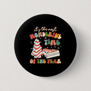 Het Is De Meest Wonderbaarlijke Tijd Van Het Jaar Ronde Button 5,7 Cm