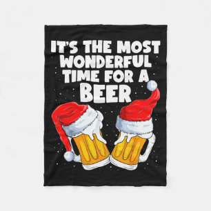 Het is de meest wonderbaarlijke tijd voor een bier fleece deken