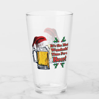Het is de meest wonderbaarlijke tijd voor een bier glas