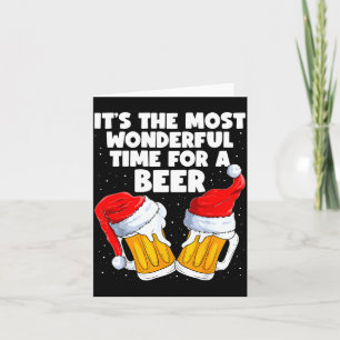 Het is de meest wonderbaarlijke tijd voor een bier kaart