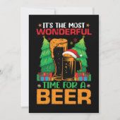 Het is de meest wonderbaarlijke tijd voor een bier kaart (Voorkant)