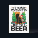 Het is de meest wonderbaarlijke tijd voor een Kers Kaart<br><div class="desc">grappig, kerst, vakantie, kerstman, winter, prettig kerstfeest, sneeuw, bioscoop, verjaardag, humor</div>