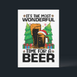 Het is de meest wonderbaarlijke tijd voor een Kers Kaart<br><div class="desc">grappig, kerst, vakantie, kerstman, winter, prettig kerstfeest, sneeuw, bioscoop, verjaardag, humor</div>