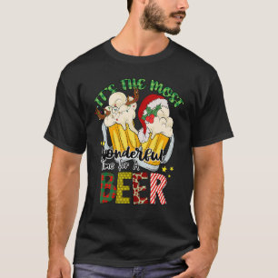 Het is de meest wonderlijke tijd voor een bier voo t-shirt