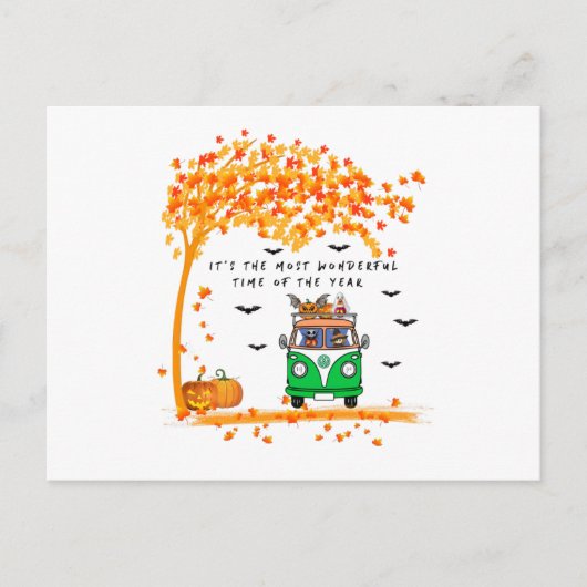 Het is de meest wondervolle tijd van het jaar briefkaart (Voorkant)