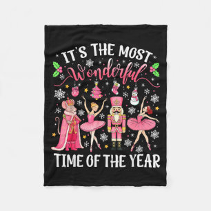 Het is de meest wondervolle tijd van het jaar Note Fleece Deken