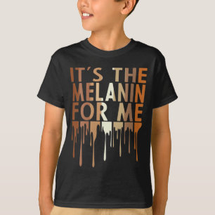 Het is de Melanin voor mij Melanated Black History T-shirt