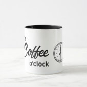 Het is de mok van de koffieklok. (Midden)