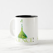 Het is de Mok van de Science Coffee (Voorkant links)