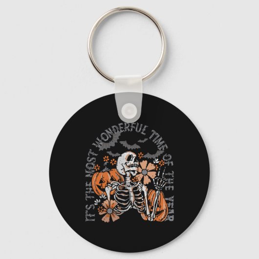 Het is de mooiste Halloween tijd van het jaar Sleutelhanger (Voorkant)