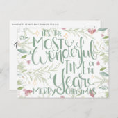 Het is de mooiste kerst van het jaar briefkaart (Voorkant / Achterkant)