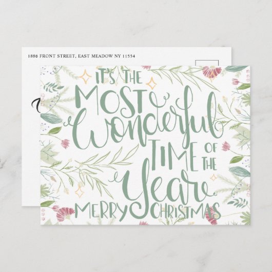 Het is de mooiste kerst van het jaar briefkaart (Voorkant / Achterkant)